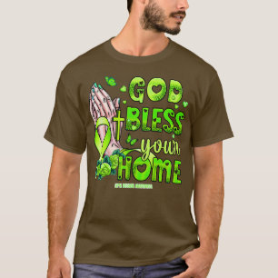 Camiseta Lyme Enfermedad Conciencia dios bendiga la esperan