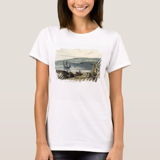 Camiseta Lyme Regis, de Charmouth, Dorset, de A Voyage (Anverso)