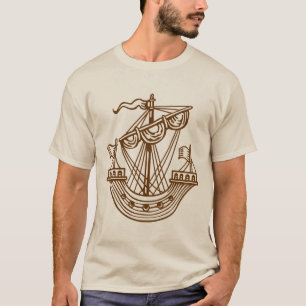 Camiseta Lymphad (barco heráldico) - Tuerca