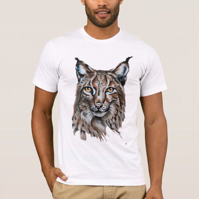 Camiseta Lynx - Animal de Espíritu, Guía de Joga del Totema (Anverso)