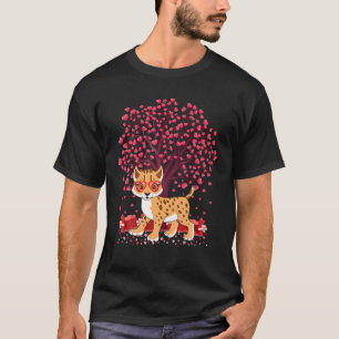 Camiseta Lynx Animal Lover Funny Lynx El día de San Valentí