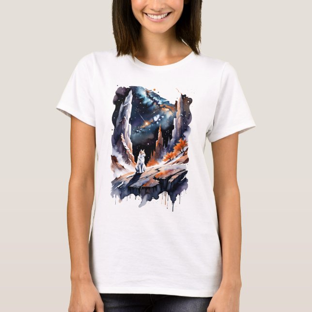 Camiseta Lynx En Cañón Cósmico (Anverso)