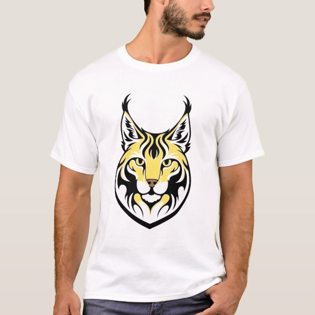 Camiseta Lynx, gato salvaje (Anverso)
