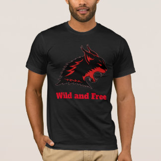 Camiseta Lynx head Wild and Free