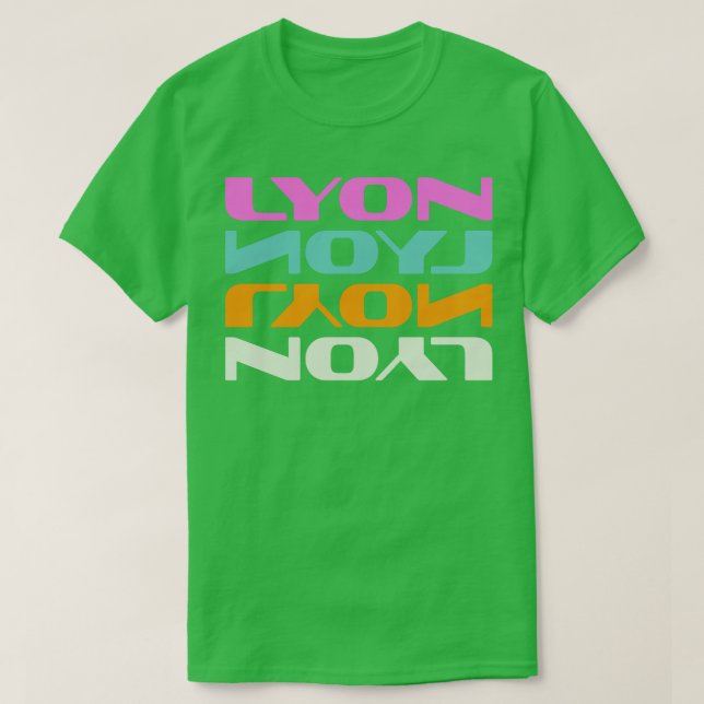 Camiseta Lyon France (Diseño del anverso)