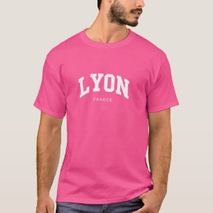Camiseta Lyon France - Recuerdo de vacaciones al estilo uni