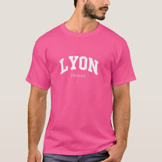 Camiseta Lyon France - Recuerdo de vacaciones al estilo uni