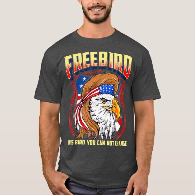 Camiseta LyricLyfe  FREE BIRD  Eagle (Anverso)
