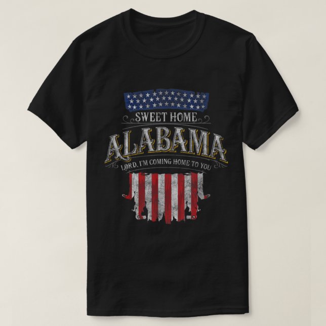 Camiseta LyricVerse Sweet Home Alabama (Diseño del anverso)