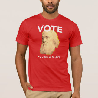 Camiseta Lysander Spooner ningunos amos ningunos esclavos