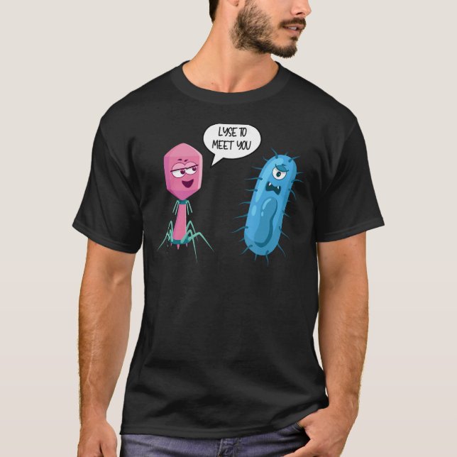 Camiseta Lyse Para Conocer A Su Bacteriófilo 1 (Anverso)
