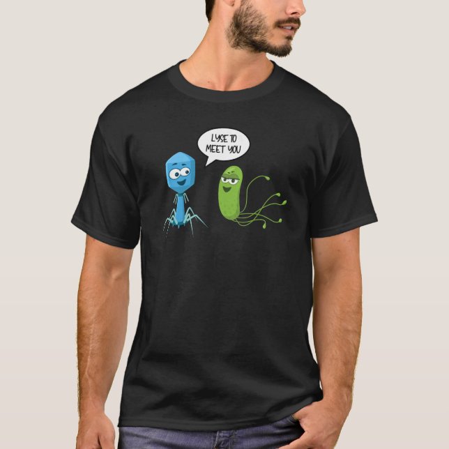 Camiseta Lyse Para Conocerte Bacteriófago 10 (Anverso)