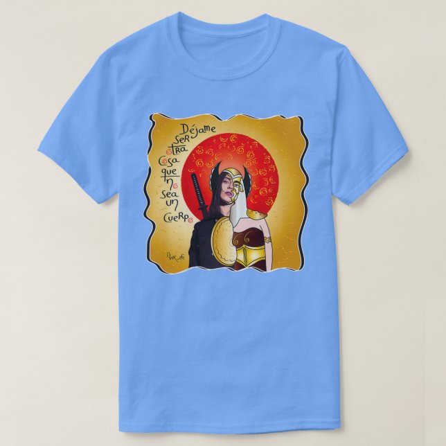 Camiseta Lysistrata Gata Cattana  (Diseño del anverso)