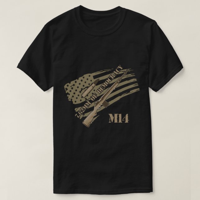 Camiseta m14 cita graciosa (Diseño del anverso)