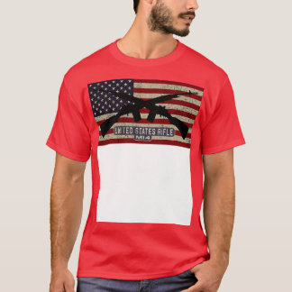 Camiseta M14 Regalos de Bandera Americana Rifle de Estados 