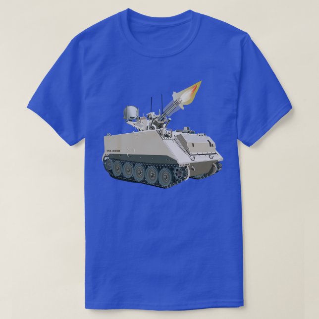 Camiseta M163 Sistema Vulcano de Defensa Aérea VADS X (Diseño del anverso)