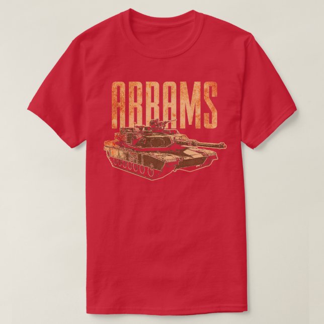 Camiseta M1 Abrams American Tank (Diseño del anverso)