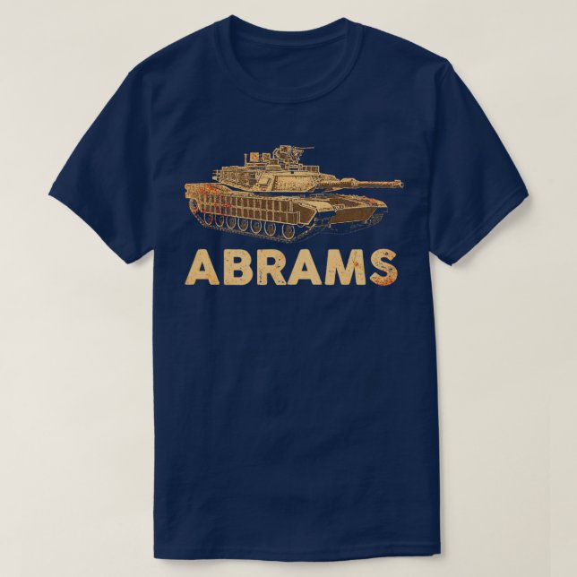Camiseta M1 Abrams American Tank3 (Diseño del anverso)