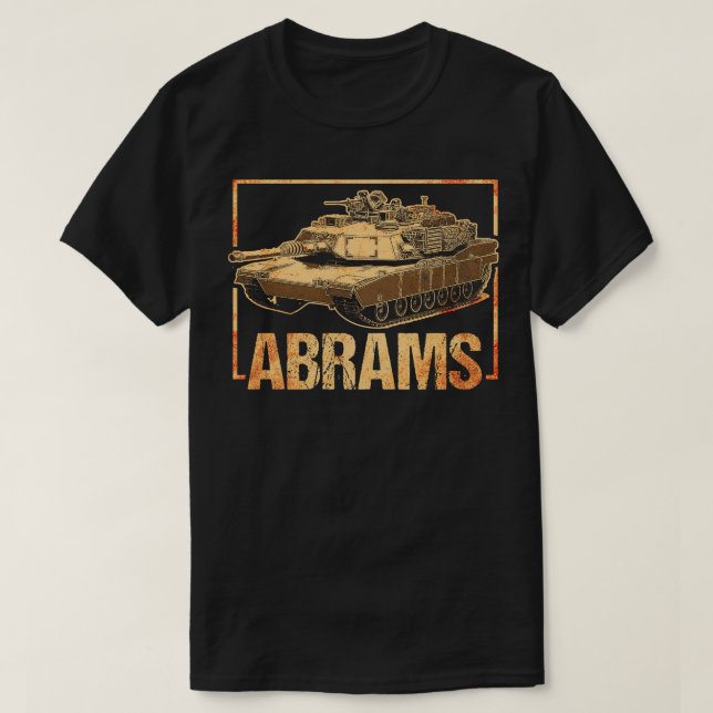Camiseta M1 Abrams American Tank 1 (Diseño del anverso)