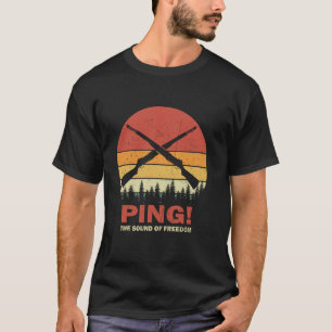 Camiseta M1 Garand Rifle WII Gun Ping El Sonido De La Liber
