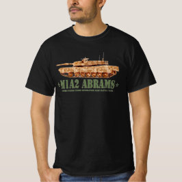 Camiseta M1A2 Abrams US MBT Tank Desert Storm Veterano