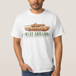 Camiseta M1A2 Abrams US MBT Tank Desert Storm Veterano