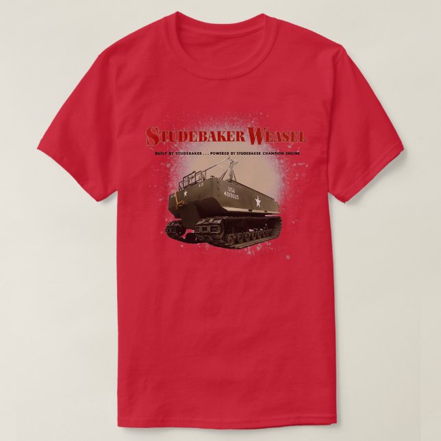 Camiseta M29 Studebaker Weasel  (Diseño del anverso)