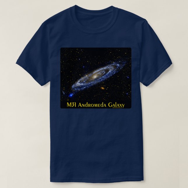 Camiseta M31 La astronomía de Andromeda Galaxy (Diseño del anverso)