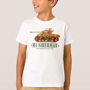 Camiseta M4 Sherman World War Two American Medium Tank WWII