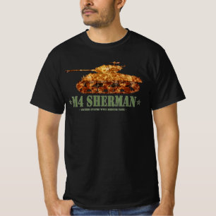 Camiseta M4 Sherman World War Two American Medium Tank WWII