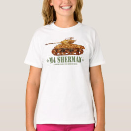 Camiseta M4 Sherman World War Two American Medium Tank WWII