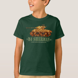 Camiseta M4 Sherman World War Two American Medium Tank WWII