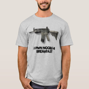 CAMISETA M4A1, DESAYUNO DE I PWN NOOBS 4