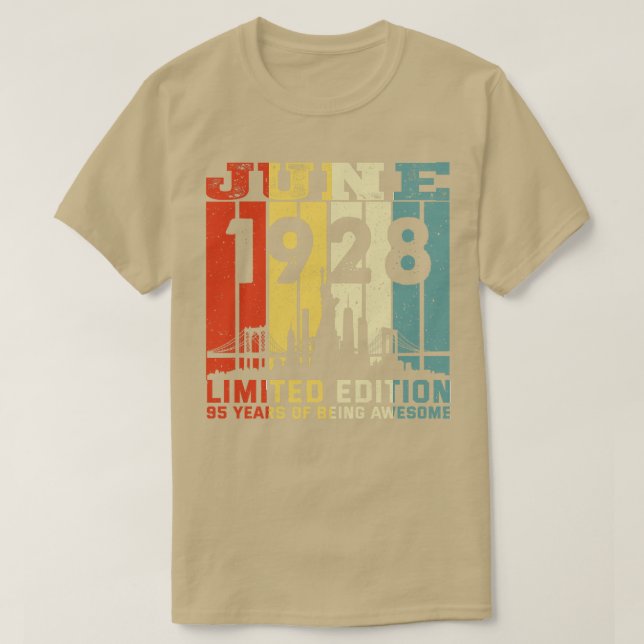 Camiseta M602 Junio 1928 Edición Limitada 95 Años De Ser (Diseño del anverso)