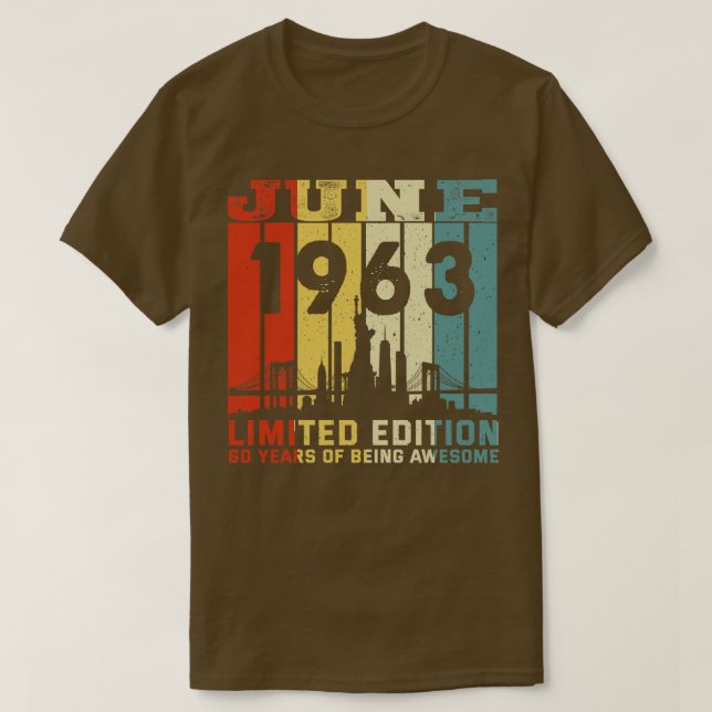 Camiseta M602 Junio 1963 Edición Limitada 60 Años De Ser (Diseño del anverso)