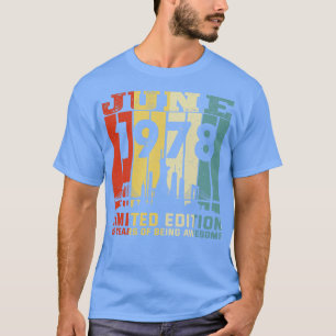 Camiseta M602 Junio 1978 Edición Limitada 45 Años De Ser