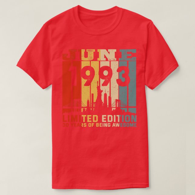 Camiseta M602 Junio 1993 Edición Limitada 30 Años De Ser (Diseño del anverso)