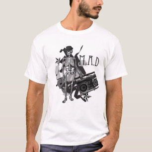 Camiseta M.A.D- Eje de balancín esquelético