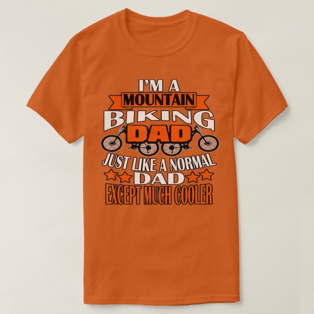 Camiseta m A Mountain Biking Dad Ciclismo Lover Funny 1 (Diseño del anverso)