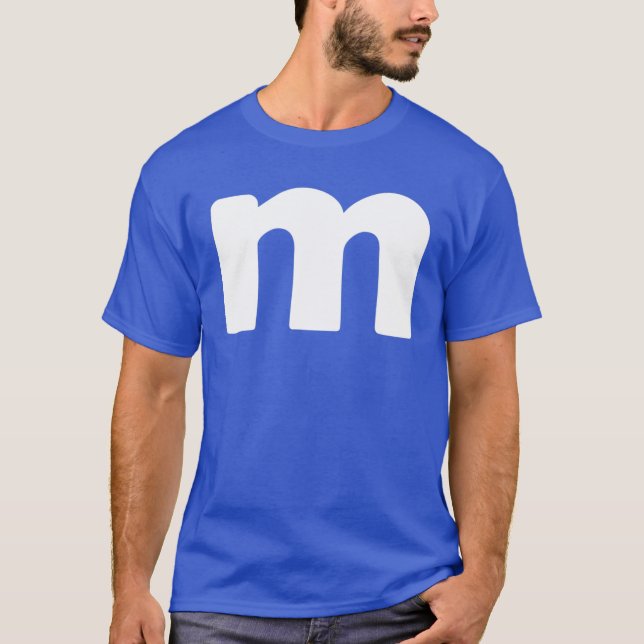 Camiseta M Chocolate Candy Halloween Equipo disfraz Funny P (Anverso)