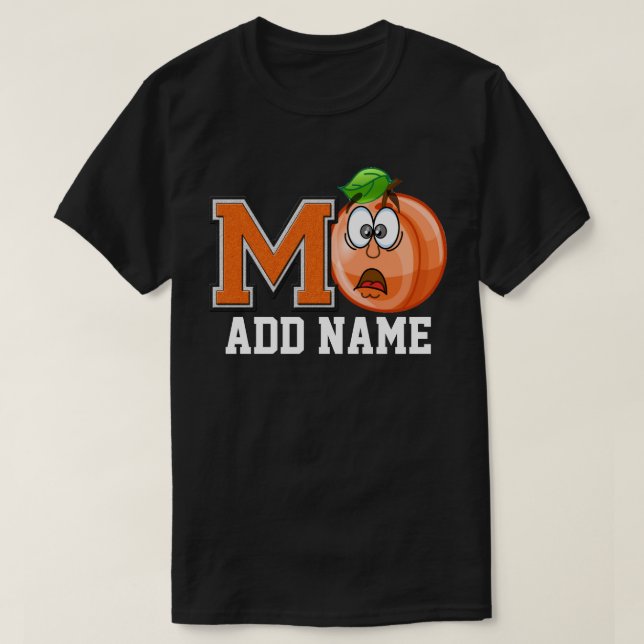 Camiseta M DURAZNO (Diseño del anverso)