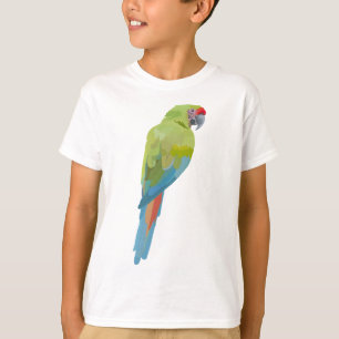 Camiseta M es para el ejército Macaw. Ilustración militar d