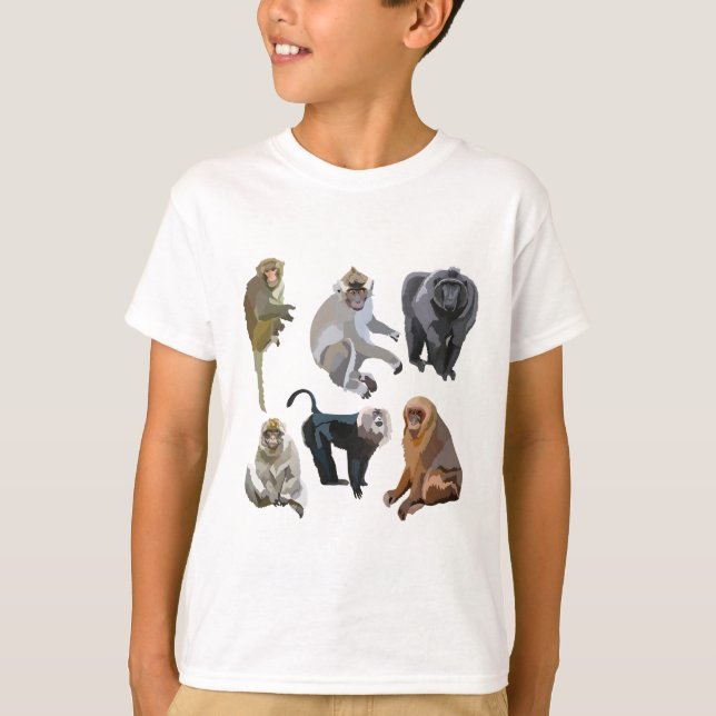 Camiseta M es para Macaque (Anverso)