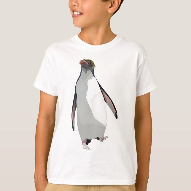 Camiseta M es para Macaroni Penguin (Anverso)