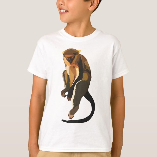 Camiseta M es para Mona Monkey (Anverso)