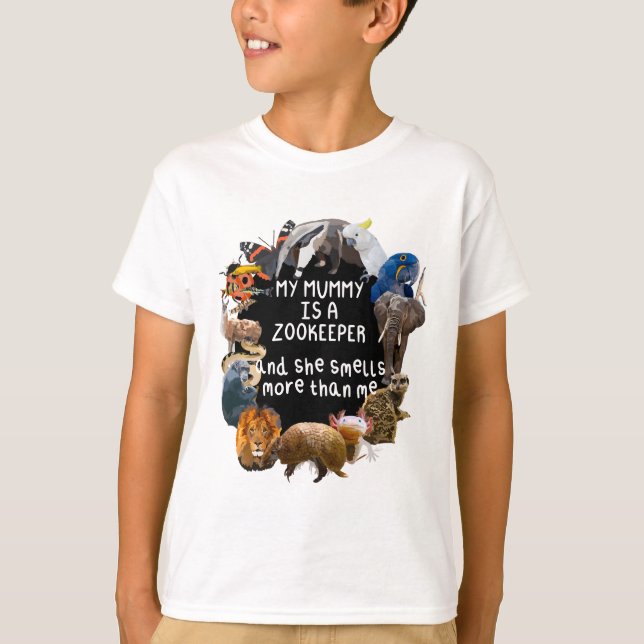 Camiseta M es para Mummy Zookeeper (Anverso)
