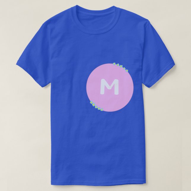 Camiseta M inicial (Diseño del anverso)