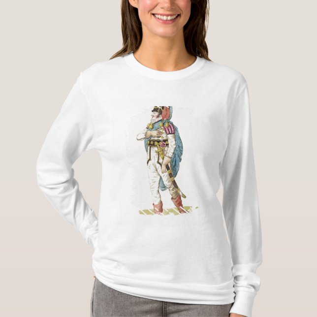 Camiseta M.John Braham el carácter de Orlando, 1802 (Anverso)
