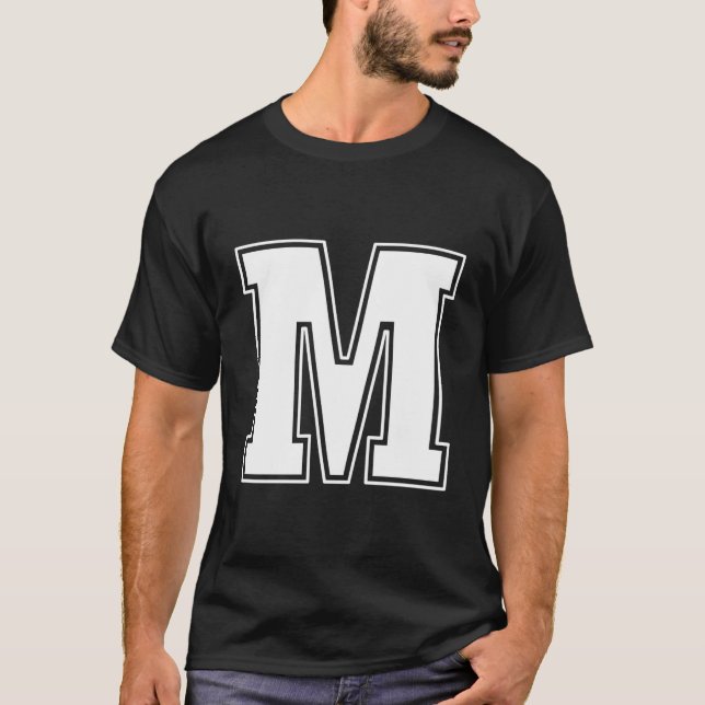 Camiseta M - Letra (Anverso)