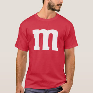 Camiseta M Logotipo Candy Chocolate M&M, disfraz de familia